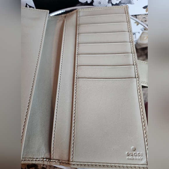 Gucci Beige and Brown long Wallet - Picture 9 of 14